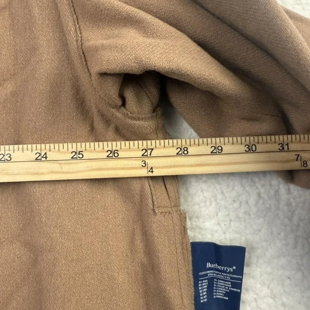 Vintage Burberrys Coat Mens 58 Regular Camel Wool Camelhair‎ Made in England 90s
